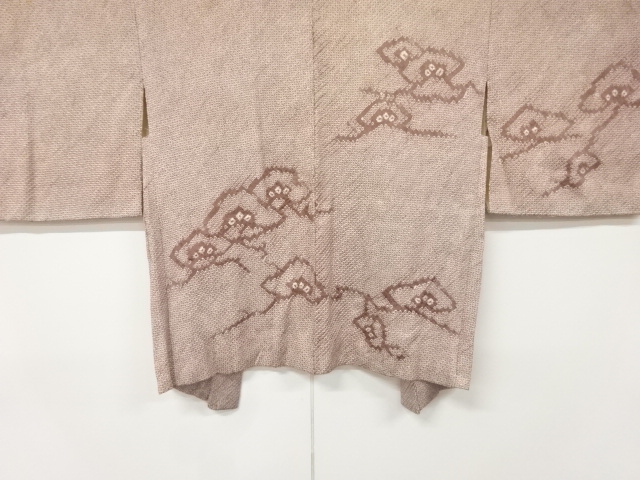 アンティーク　本総絞り松模様絵羽織